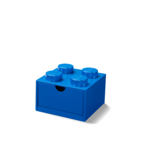 Bureaulade met 4 noppen – blauw