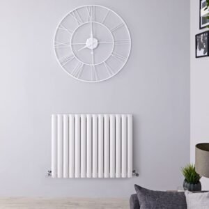 Design Radiator Horizontaal Wit| Kies de Afmeting | Opties voor enkele en dubbele paneelontwerpen | Revive