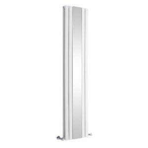 Design Radiator Verticaal met Spiegel Wit Keuze Afmeting | Sloane