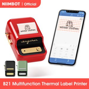Niimbot B21 Barcode Label Maker Draadloze Thermische Printer Voor Home Office