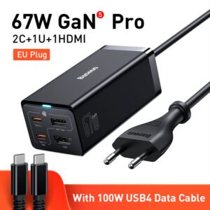 Baseus 67W Gan Desktop Type-C Oplader Snellaadhub