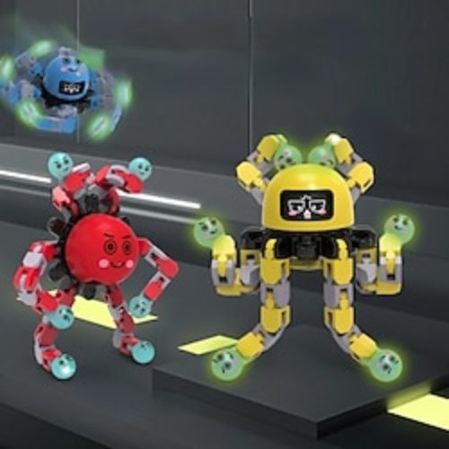 Fidget spinner ring octopus robot